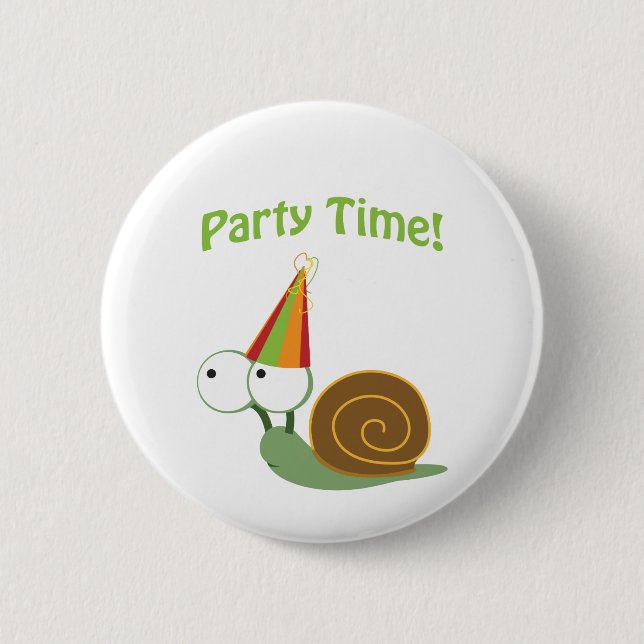 Party Time! Snigel Knapp (Framsida)