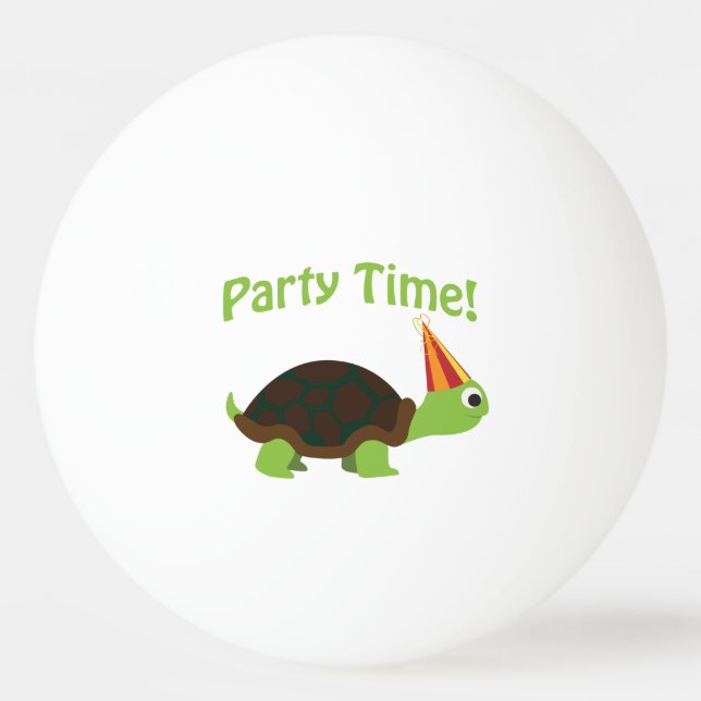 Party Time! Turtle Pingisboll (Framsidan)