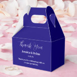 Party Treat Box Presentaskar<br><div class="desc">Parti-förmånslådan visas i royalet elegant blå färg. Anpassa det här objektet och ändra exempeltexten till din egen. Tips! Lägg till dina underbara behandlingar och lägg till lite festligt band.</div>