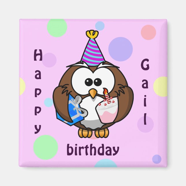 party uggla magnet (Framsidan)