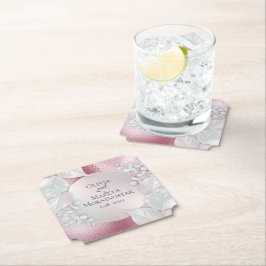 Party Underlägg | Wispy Burgundy Shimmer Papper