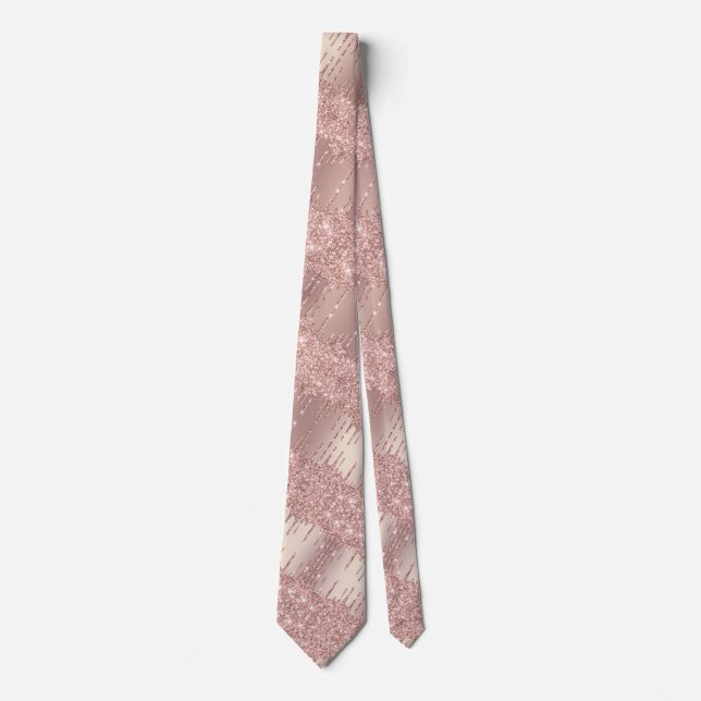 Party Unisex Neck Tie Ro  Glitter-drivrutiner Slips (Framsida)