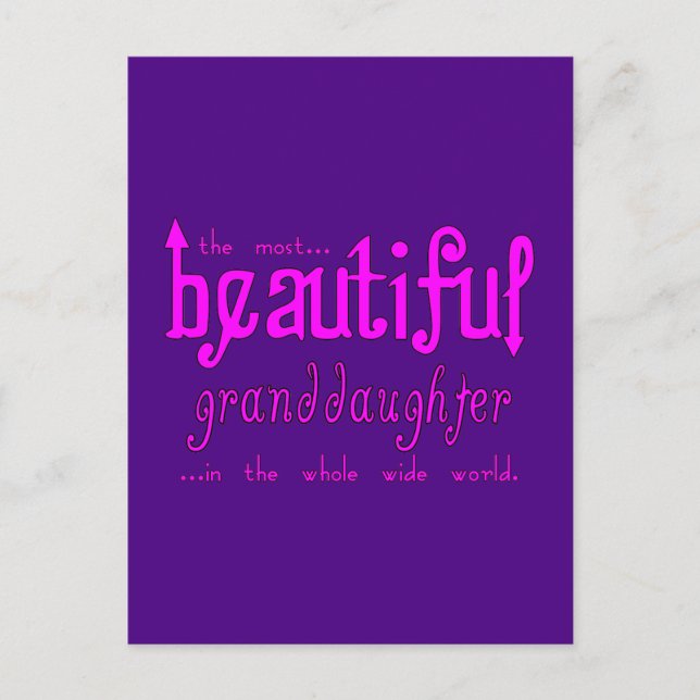 Party Vackert mordotter Helg Vykort (Framsida)