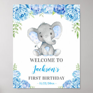 Party välkomstdag 2:a födelsedag poster