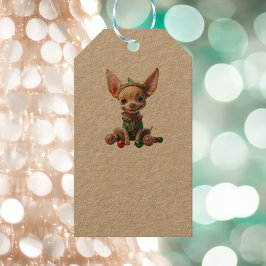 Party Valp jul Hund Kraft Gift Märkres Presentetikett
