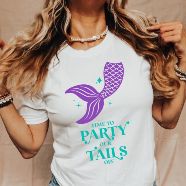 Party vårt Svan av Sjöjungfru Bachelorette Party T Shirt (Skapare uppladdad)