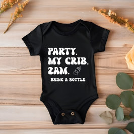 Party vid mitt brott 2.00 | Cute Funny Baby T Shirt