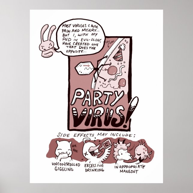 Party Virus Poster (Framsidan)