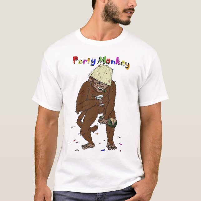 Partyapa Tee Shirt (Framsida)