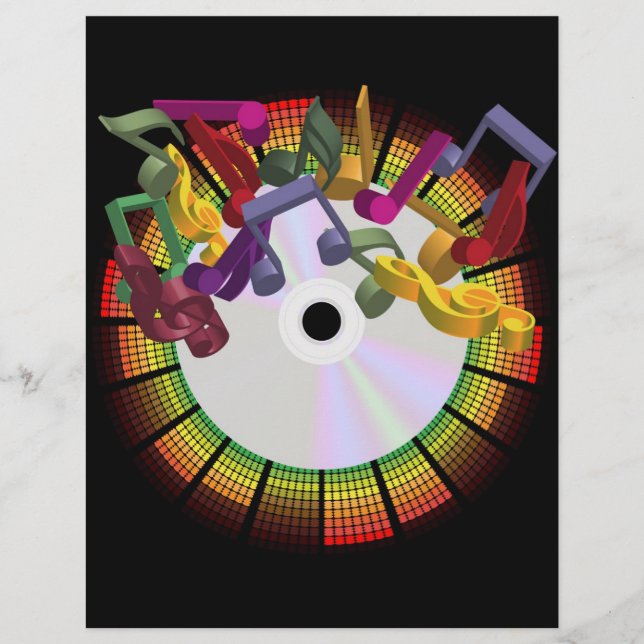 Partybakgrund Reklamblad (Framsidan)