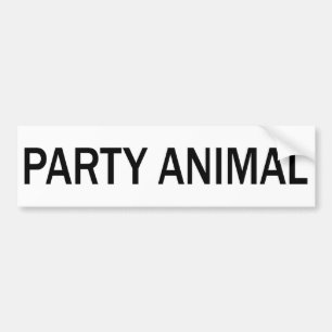 Partydjur Bildekal
