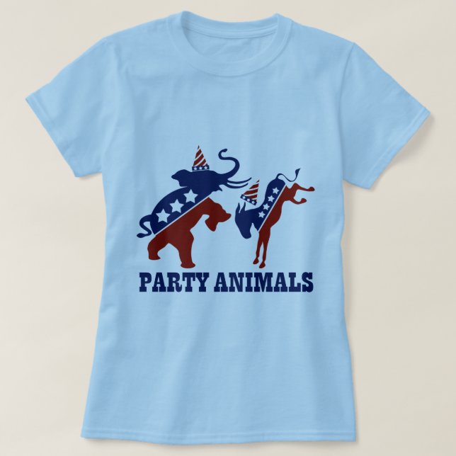 Partydjur Tee Shirt (Design framsida)