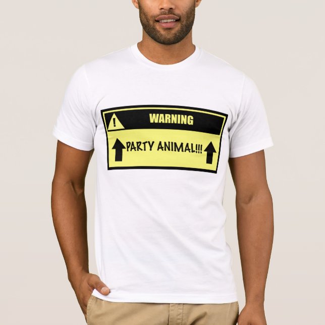 Partydjur Tee Shirt (Framsida)