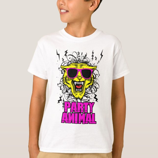 Partydjur Tee Shirt (Framsida)