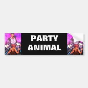 PARTYDJURbildekal Bildekal