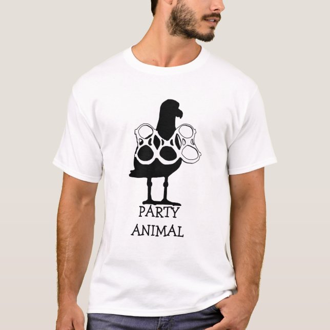 Partydjurskjorta T-shirt (Framsida)