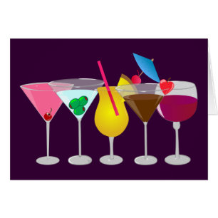 Partydrinkar Hälsningskort