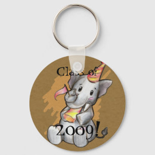 Partyelefant akademikra Keychain Nyckelring