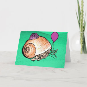 Partyeremitkrabbadesign Kort