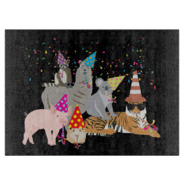 Partyering av djur - friska djur med Party