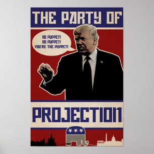 "Partyet av projektions" affisch