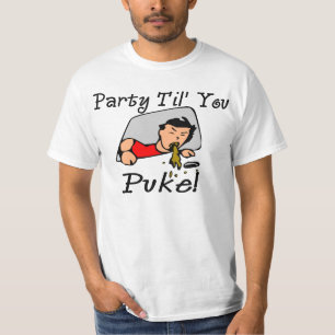 Partyet Til Puke du utslagsplatsskjortan T Shirt