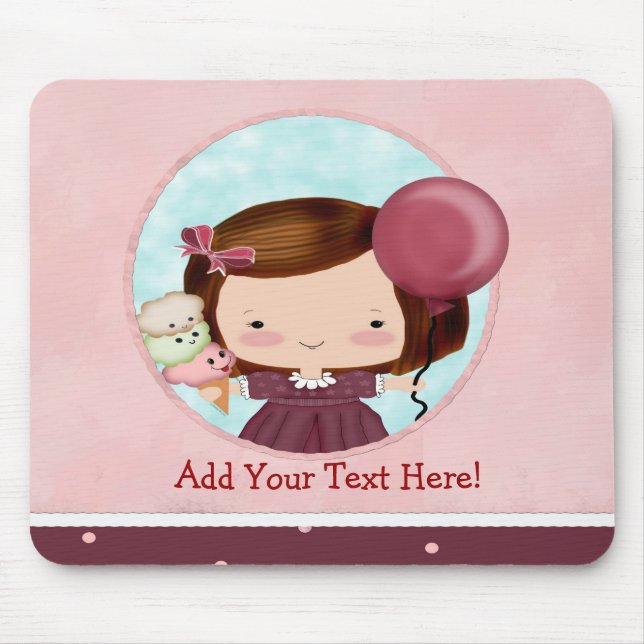 Partyflicka Mousepad Musmatta (Framsidan)