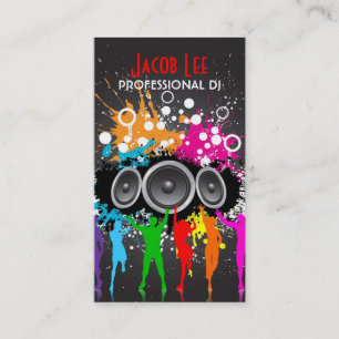 Partyfolk DJS visitkort