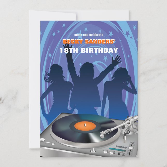 Partyfolk inbjudan (Framsida)