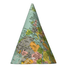 Partyhatt - multifärgadkarta