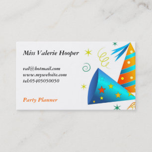 Partyhattar Visitkort