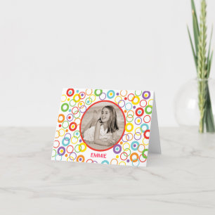 Partyidrottshallfoto Notecard Tack Kort