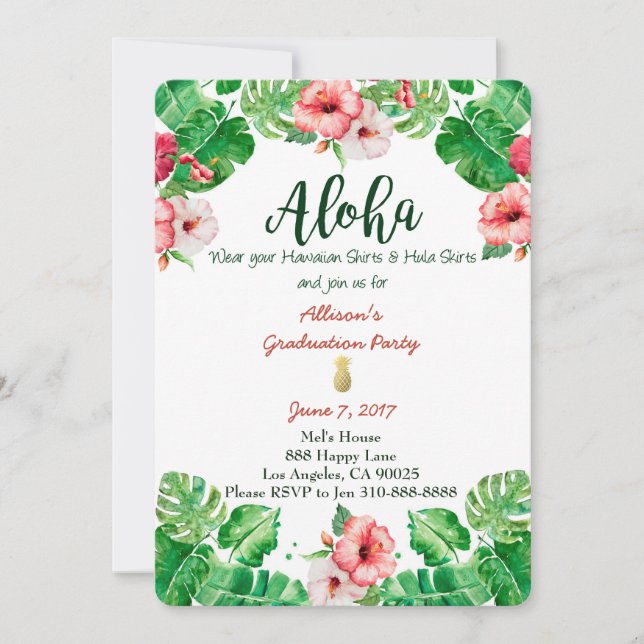 Partyinbjudan Inbjudningar (Framsida)