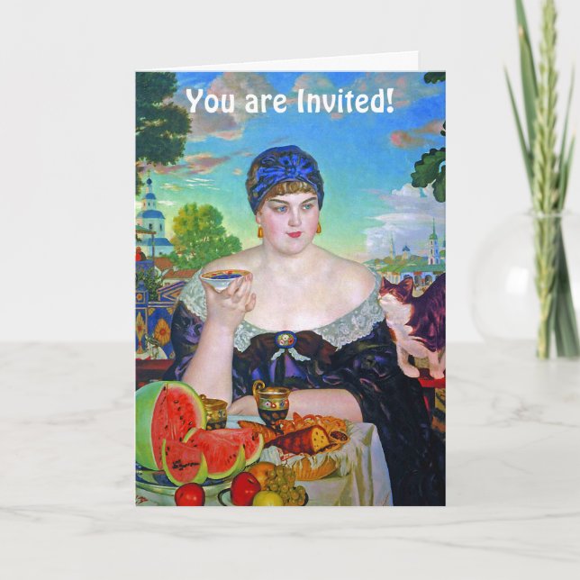 Partyinbjudan: Middag, Teaparty eller annan Inbjudan (Framsida)