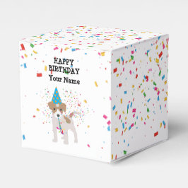 Partying av hund - djur vid Födelsedagsfest Presentaskar