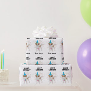 Partying av hund - Djur vid Födelsedagsfesten Namn Presentpapper