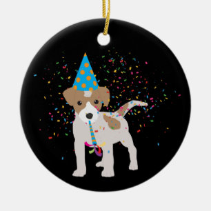 Partying av hund - Doft till djur med Party Julgransprydnad Keramik