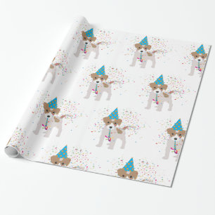 Partying av hund - Doft till djur med Party Presentpapper