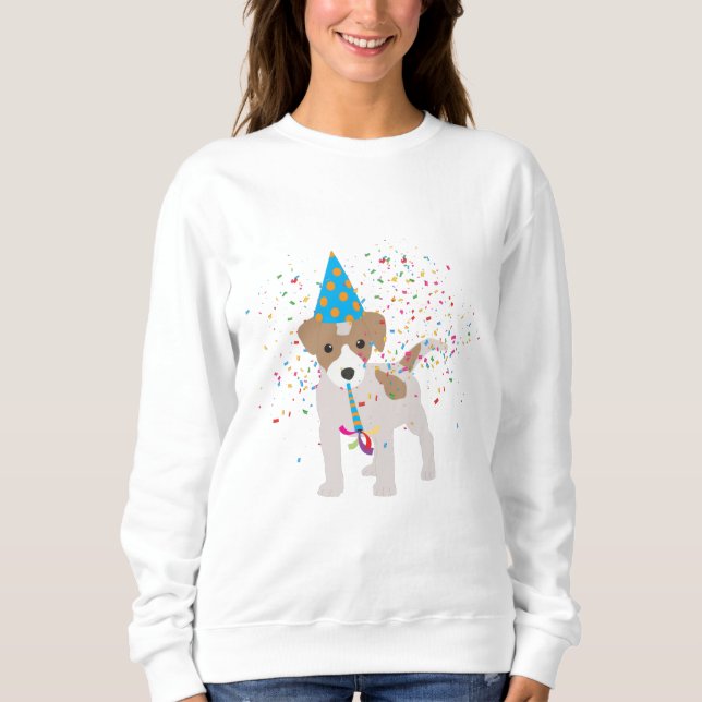 Partying av hund - Doft till djur med Party T Shirt (Framsida)