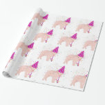 Partying gris - Djur med Party Presentpapper<br><div class="desc">En söt illustration av en partying och roligt i gris! Gris bar en party hatt och blåste party horn med konfetti som regnar ner. Låt firande börja! Perfekt för alla som kärlek lustiga djurillustrationer.</div>
