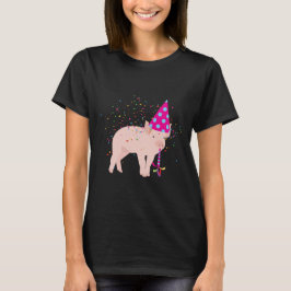 Partying gris - Djur med Party T Shirt