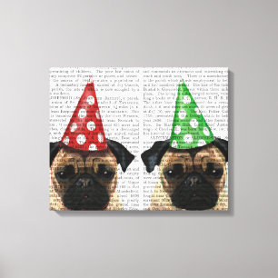 Partymops parar canvastryck