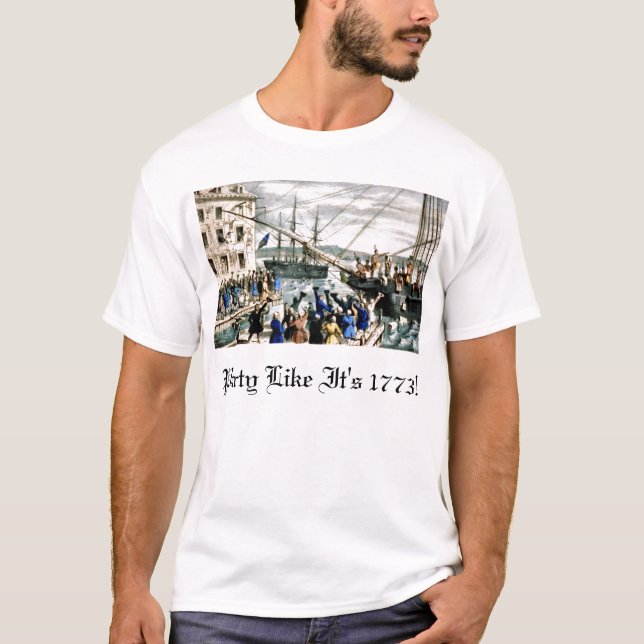 Partynågot liknande är det 1773! t shirt (Framsida)