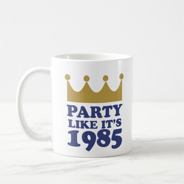 Partynågot liknande är det 1985 i Kansas City, Kaffemugg (Vänster)