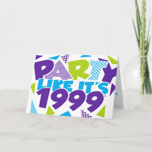 Partynågot liknande är det 1999®™ inbjudan -