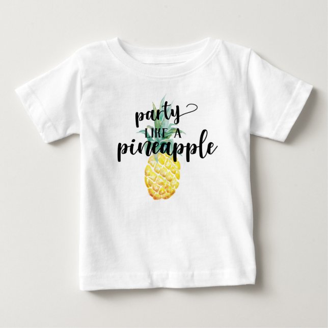 Partynågot liknande en ananasskjorta t shirt (Framsida)