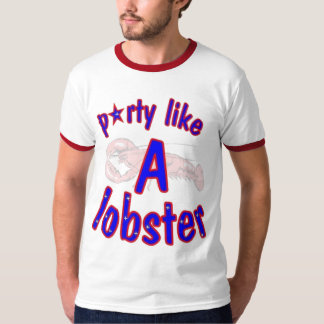 partynågot liknande en hummer tee shirt