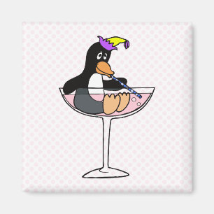 Partypingvin Magnet