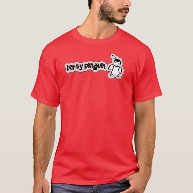 Partypingvin T Shirt (Framsida)