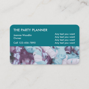 PartyPlannervisitkortar Visitkort
